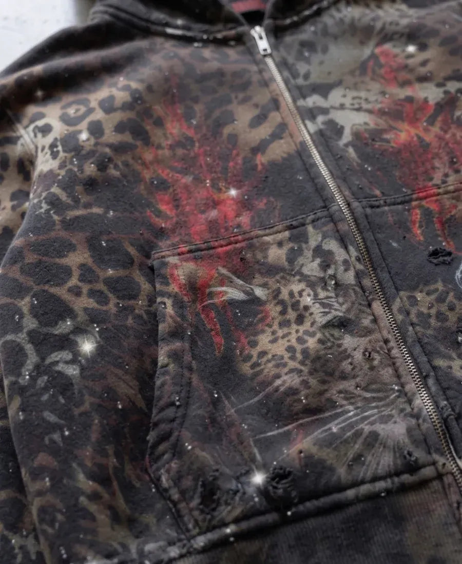 Leopar High Hoodie