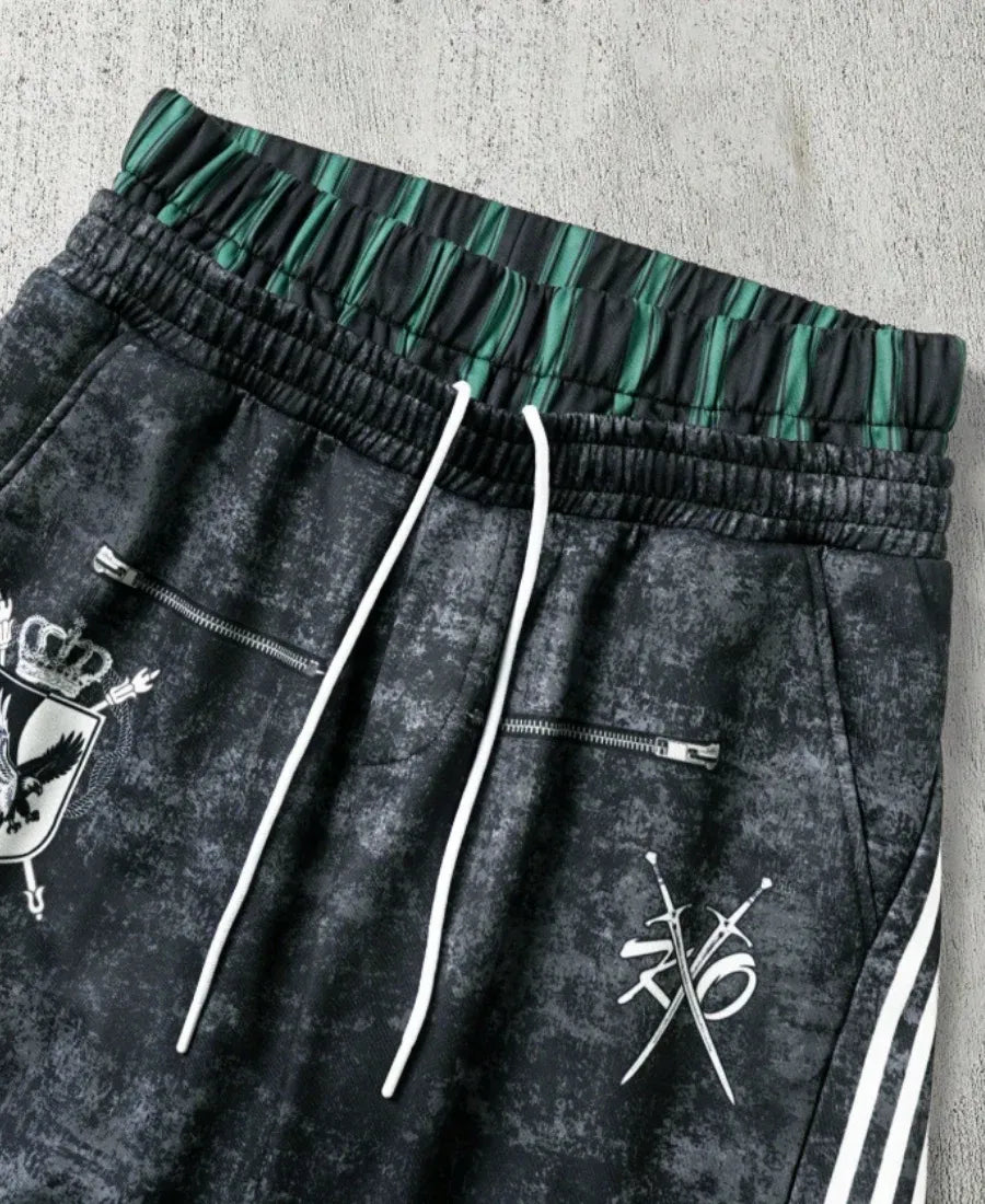 Acid Wash Royal Eşofman