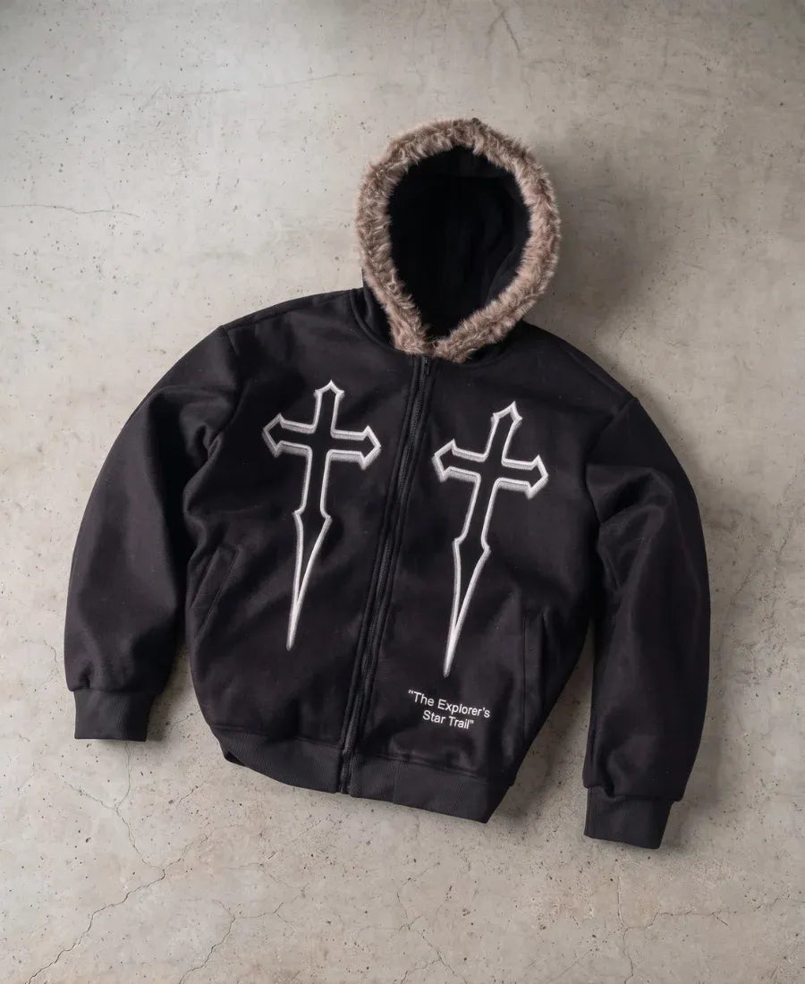 Star Trail Cross Zip-Up