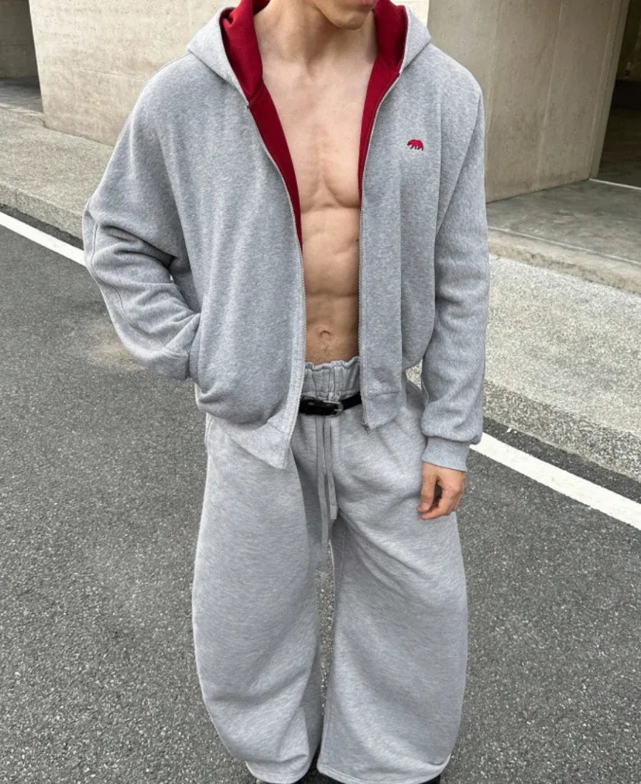 Crimson Peak Grey Zip-Up