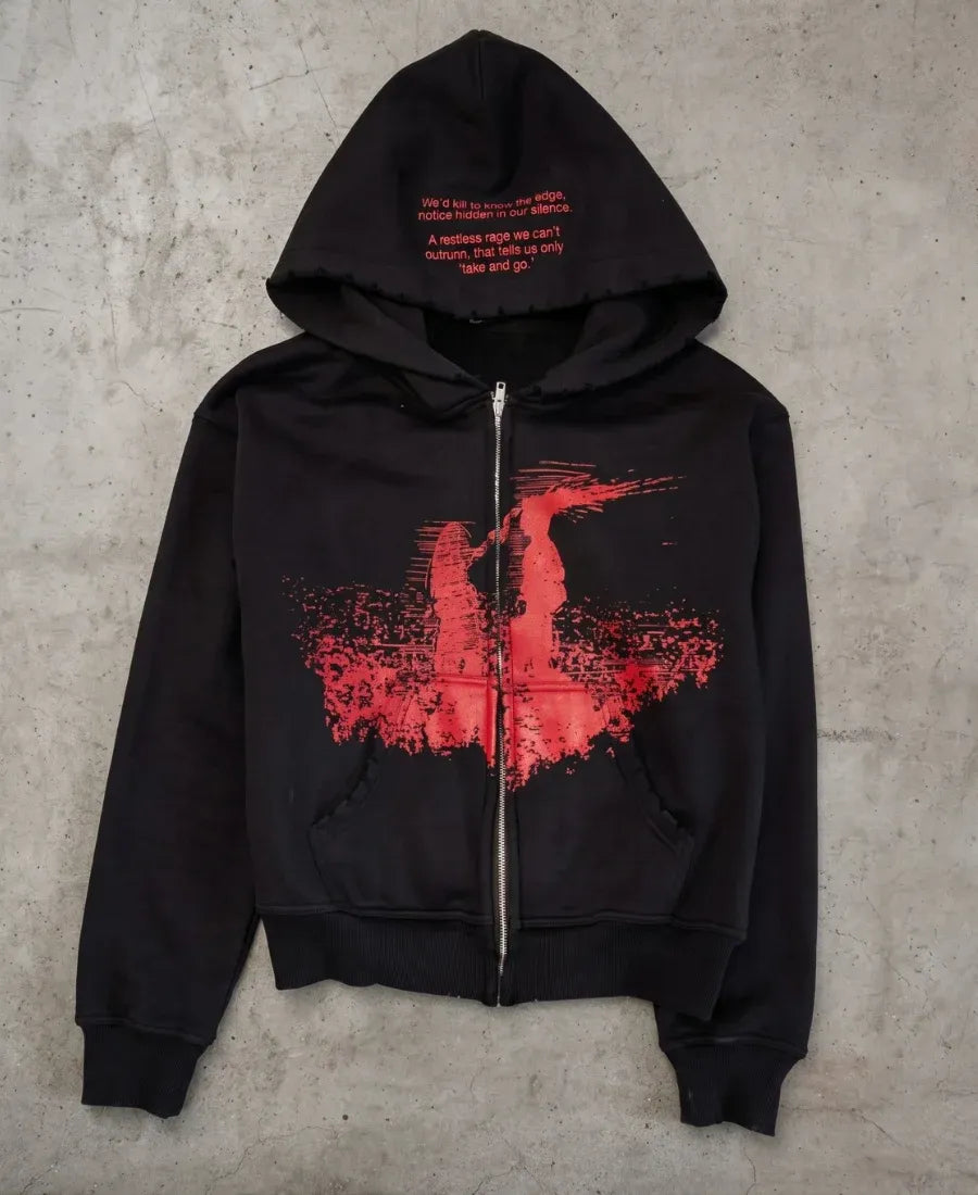 Rage Silhouette Hoodie