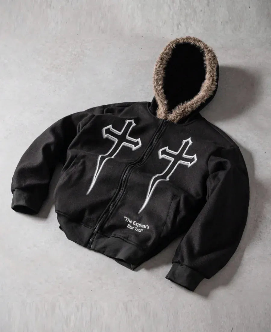 Star Trail Cross Zip-Up