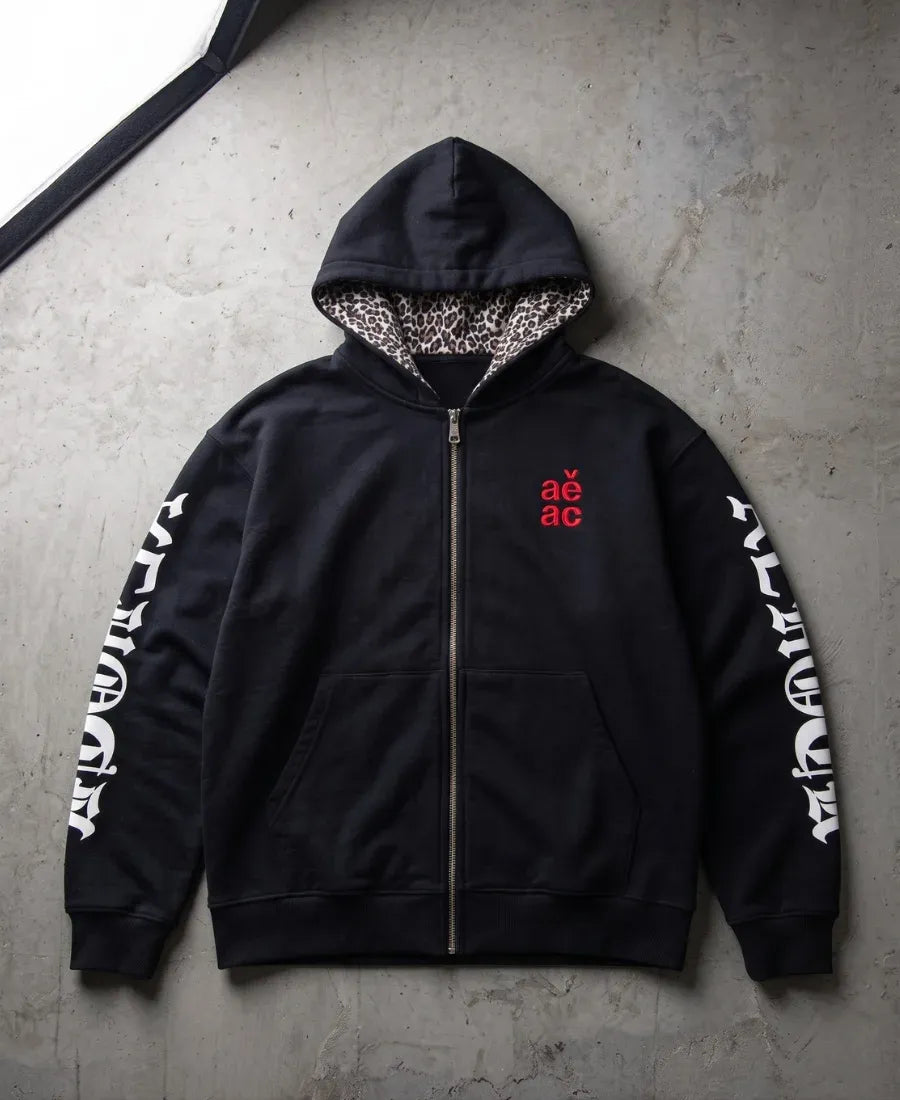 Leopard Liner Hoodie