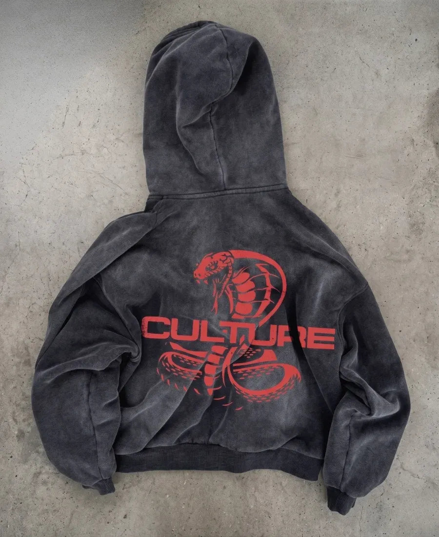 Washed Cobra Archive Zip-Up