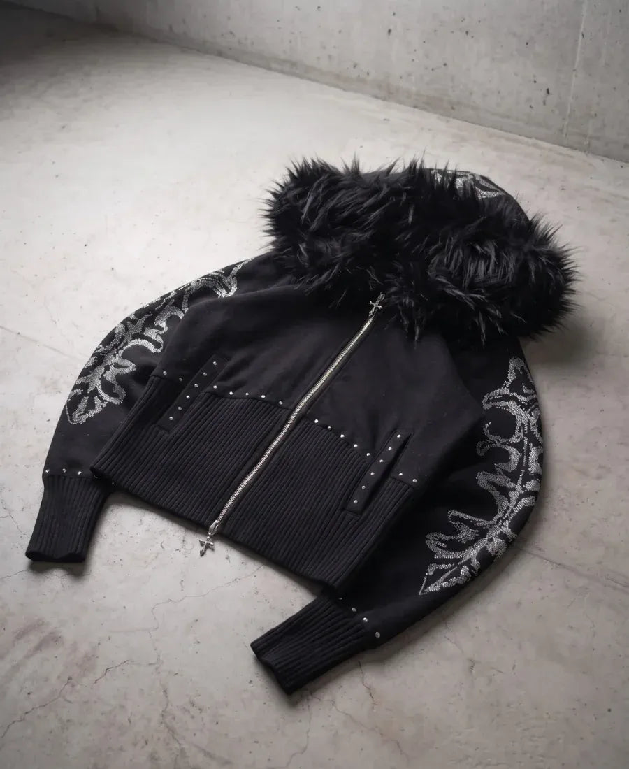 Black Furline Hoodie