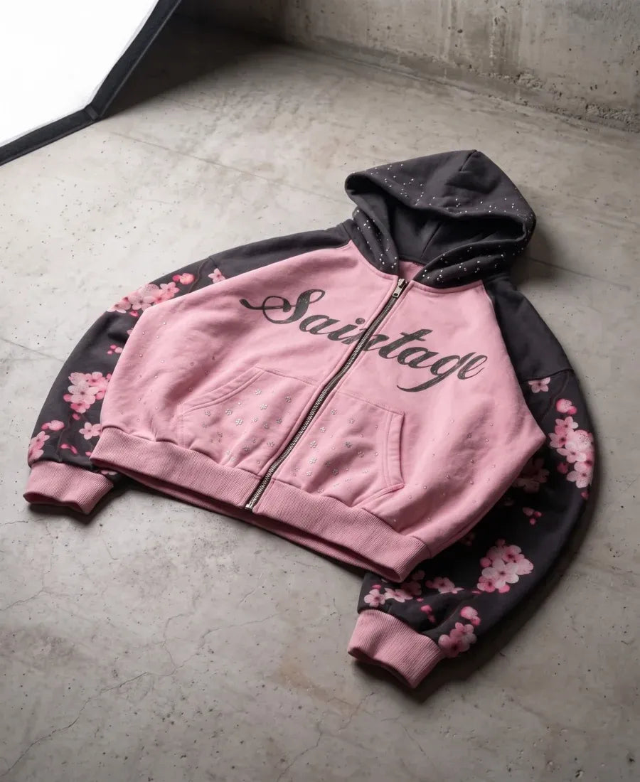 Saintage Flowers Hoodie