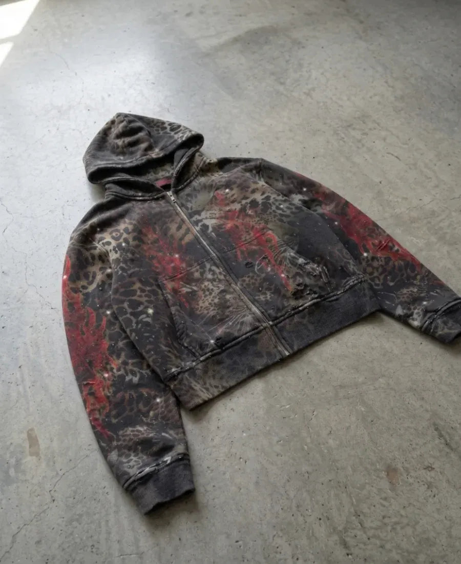 Leopar High Hoodie