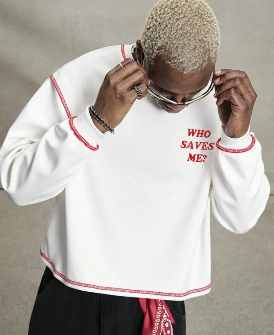 Who Saves Me Sweatshirt