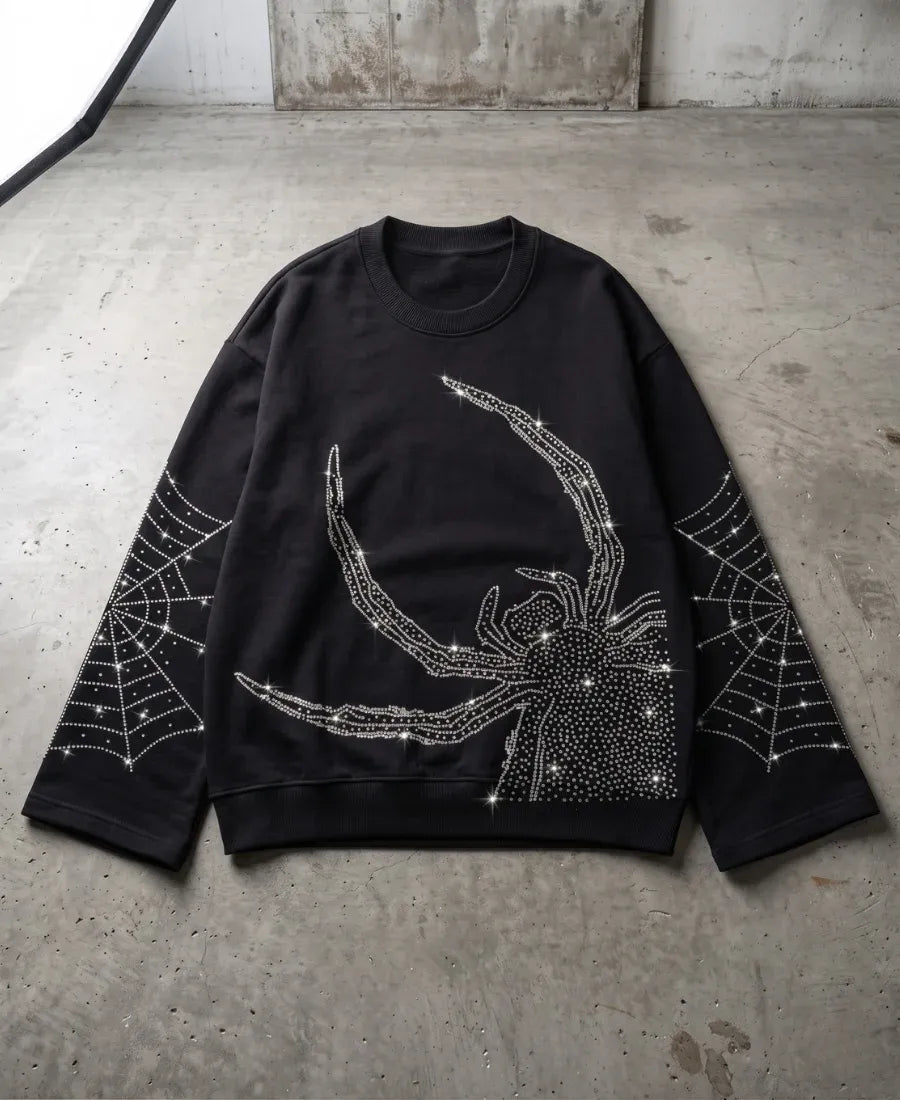 Crystal Spider Sweatshirt