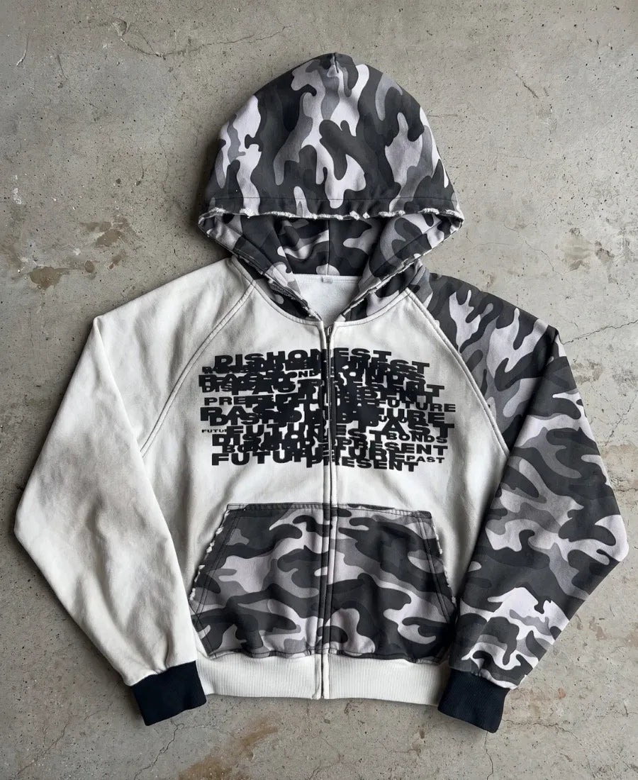 Dishonest Camo Hoodie