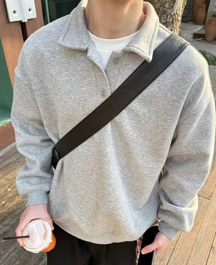 Grey Blank Sweatshirt