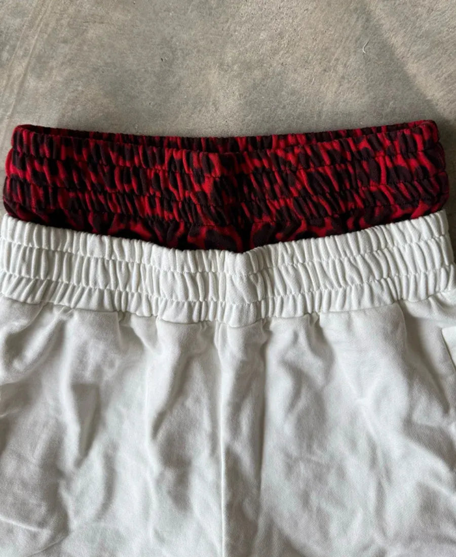 White Distressed Eşofman