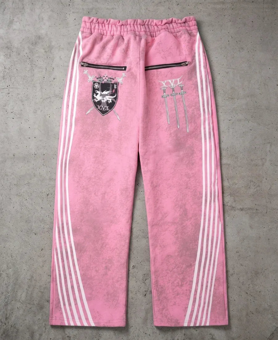 Knight's Crest Side-Stripe Eşofman