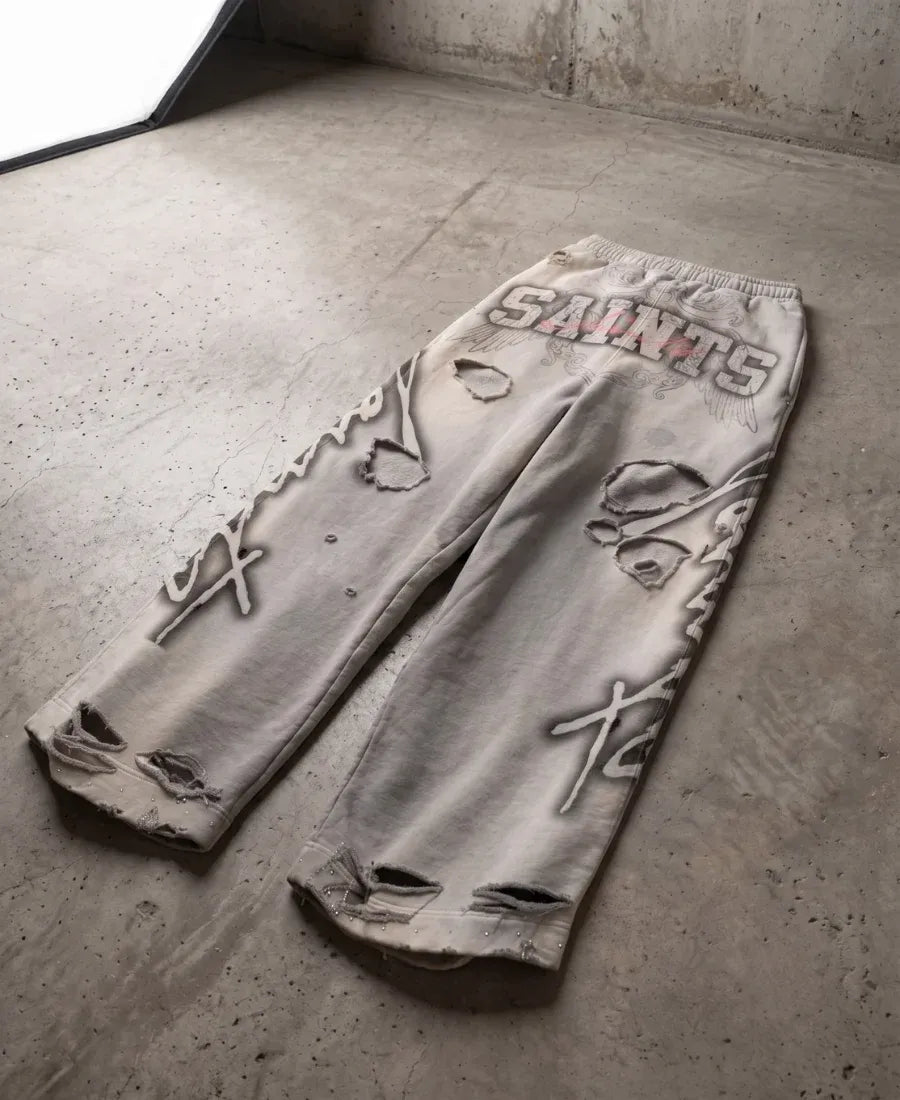 Saints Bleach-Wash Eşofman