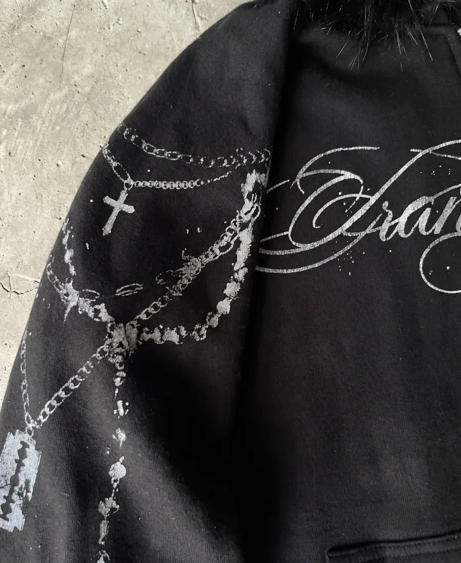 Transgressed Fur Hoodie