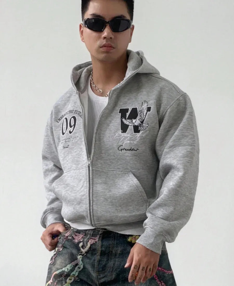 Calm Dove Zip-Up