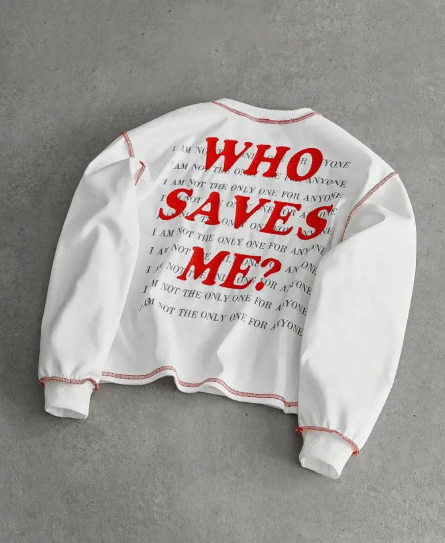 Who Saves Me Sweatshirt