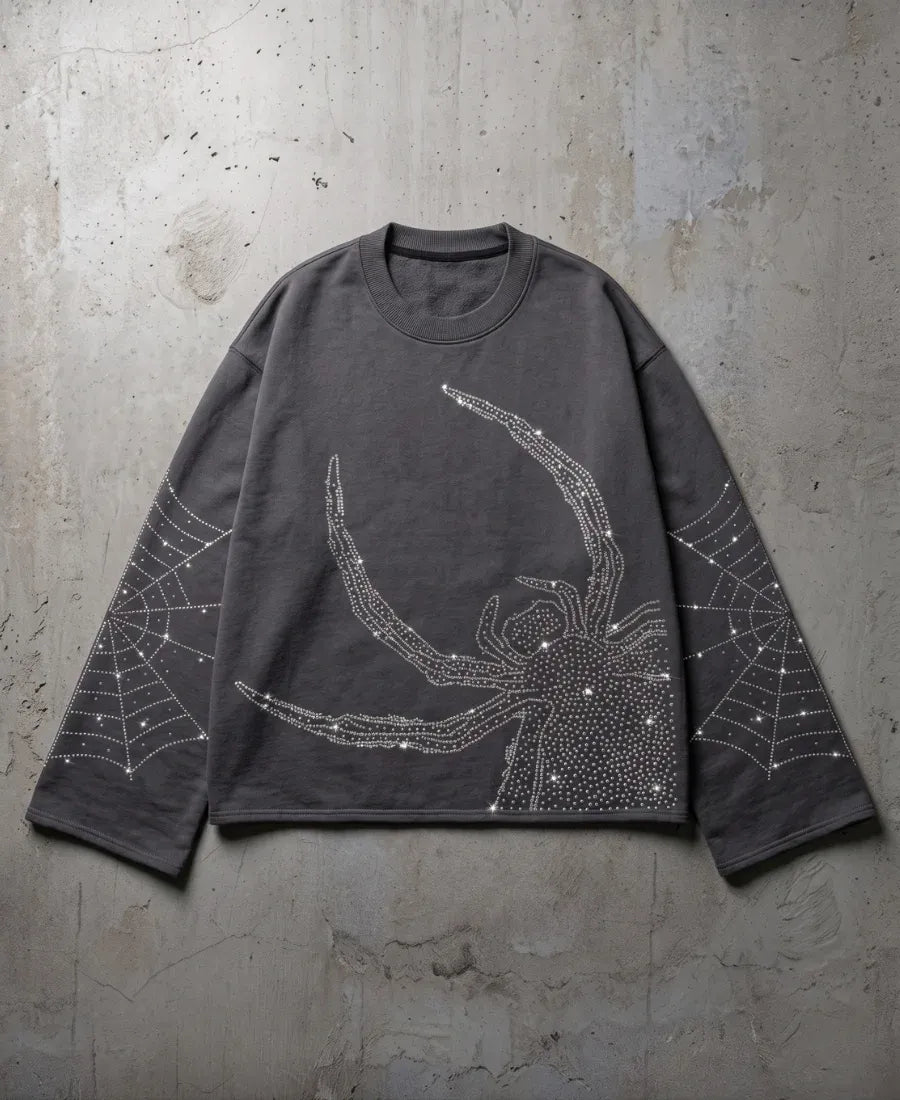 Crystal Spider Sweatshirt