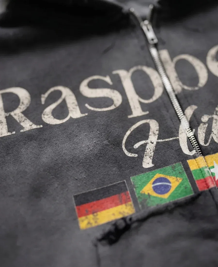 Rasberry Flag Hoodie