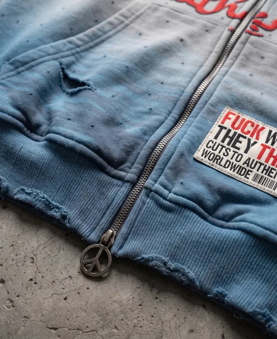 Ice Distressed Hoodie