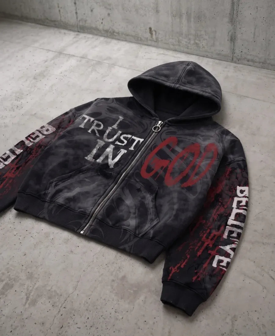 Trush İn God Hoodie