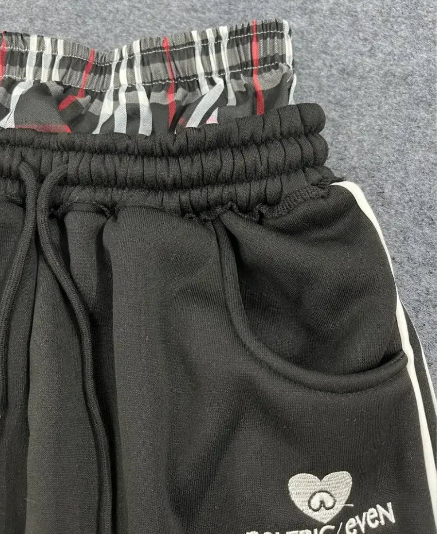 Black Triple Stripe Eşofman