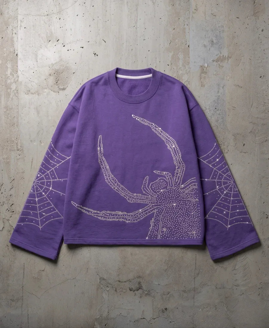 Crystal Spider Sweatshirt