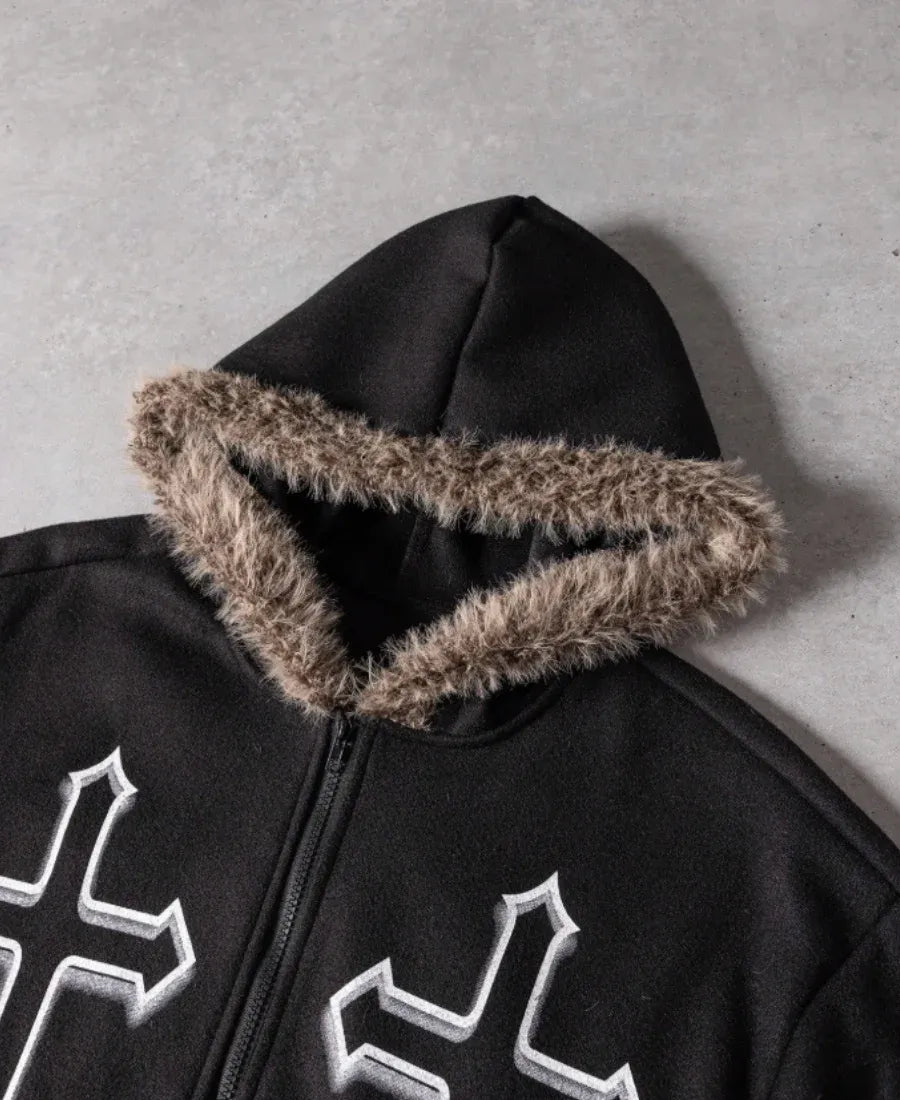 Star Trail Cross Zip-Up
