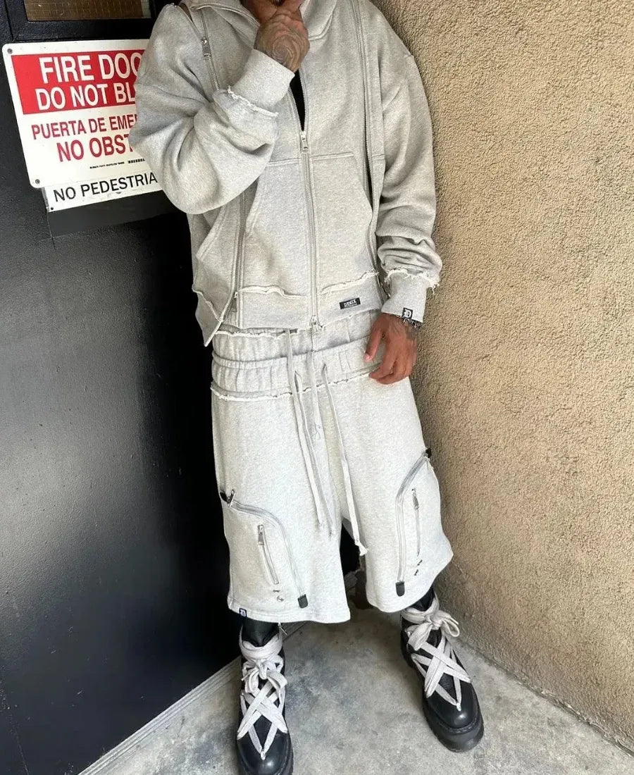 Triple Zipper Hoodie