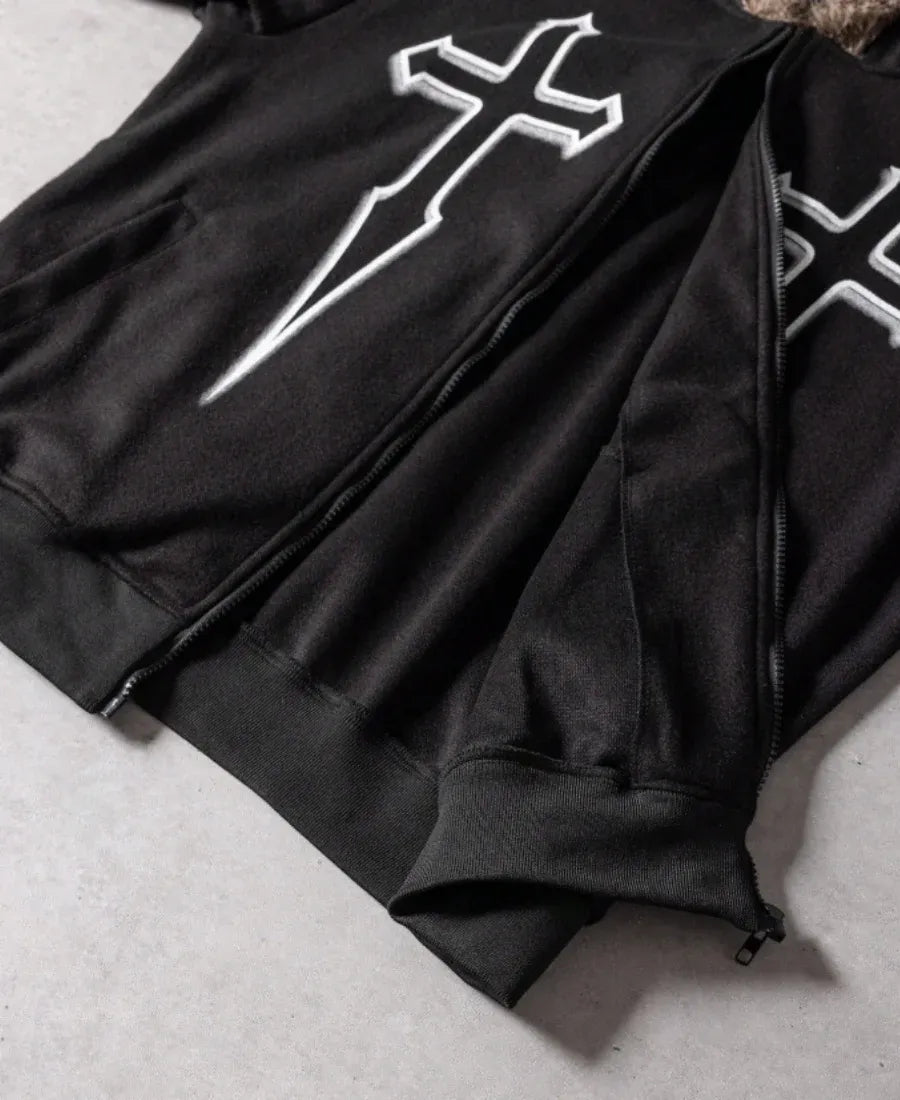 Star Trail Cross Zip-Up