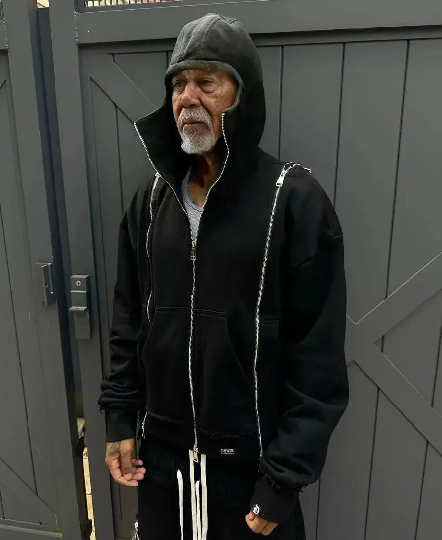 Triple Zipper Hoodie