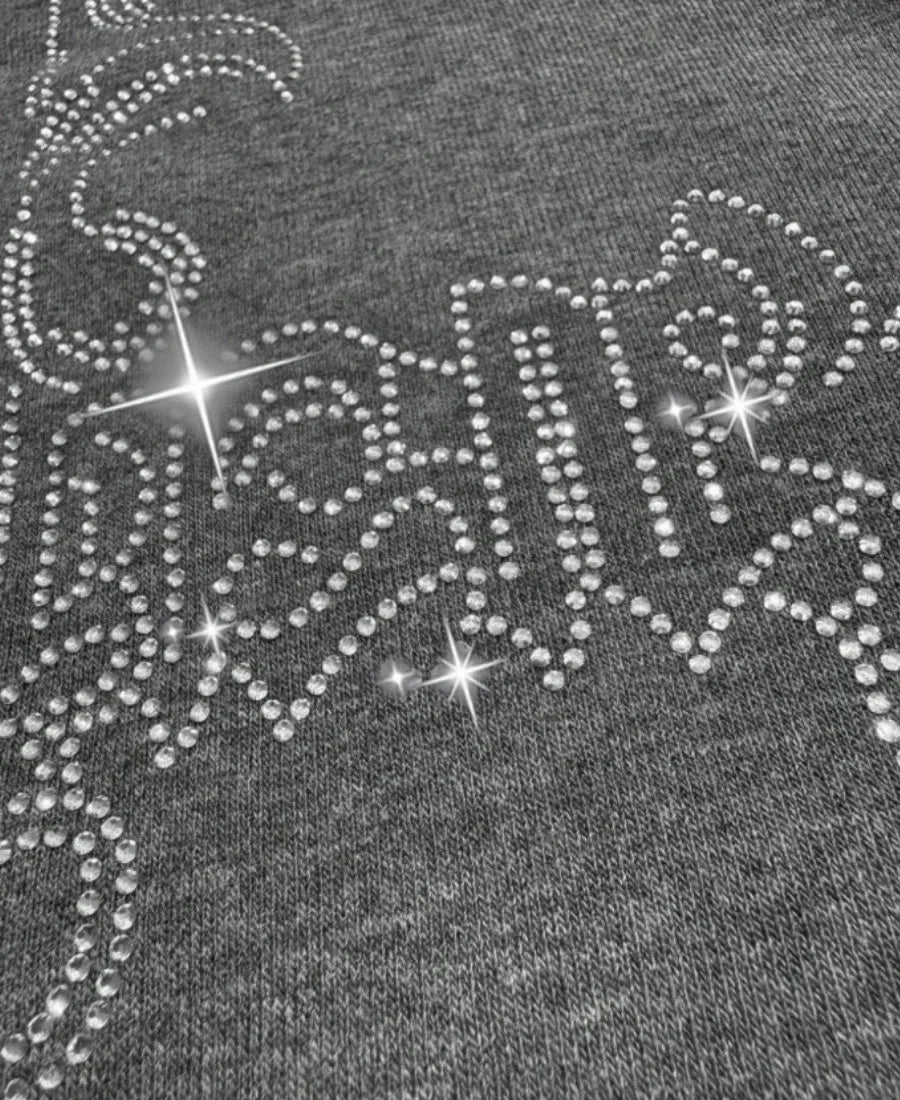 Opium Glitz Crucifix Hoodie