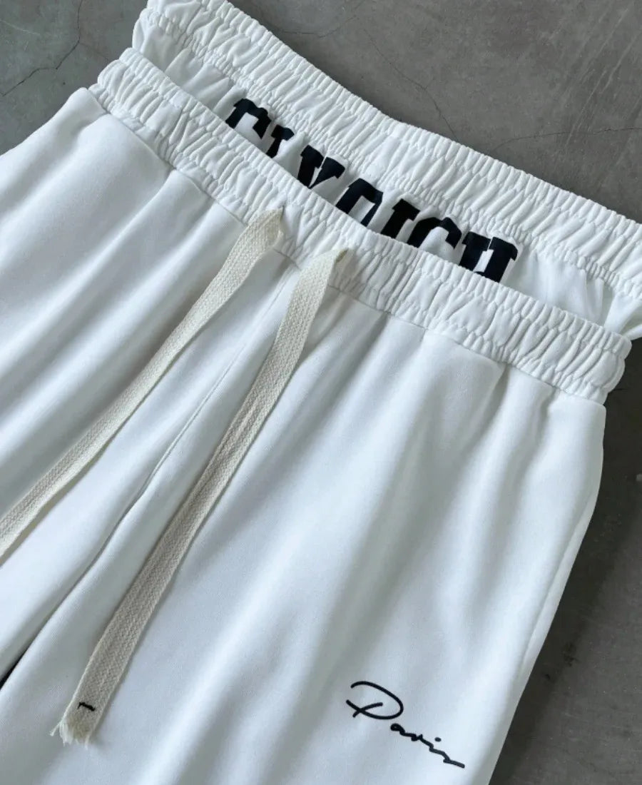 Multi-Stripe Plaid-Waist Eşofman
